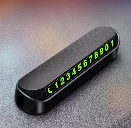 Concept Oto Araba Göğüs Üstü Numaratör Fosforlu Aç Kapa Sistem Araç Park Telefon Numaratörü Ön Torpido Üstü Telefon Numarası Göstergesi