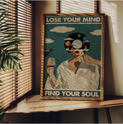Tanıtım Vintage Çerçevesiz Poster, Modern Dekoratif Çerçevesiz Poster, Tablo, LoseYourMind, 50 x 70