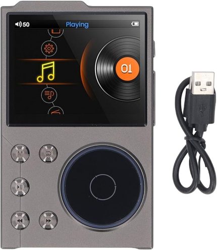 5.3, Kayıpsız Dsd/flac Dijital Müzik çalar, 2.4 "hd Ekran Ve Genişletilebilir 256gb Depolama, APT-X Kablosuz, çinko alaşımlı Taşınabilir Tasarım Ile Hifi Mp3 çalar