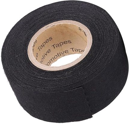 Çok amaçlı Kendi Kendine Yapışkan Bant, güçlü yapıştırıcı, Yüksek Viskozite, Siyah, Otomotiv Kablo Demeti Için Ideal Olan Polyester Bez tabanı, gürültü Azaltma, kullanımı Kolay (32mm*15m)