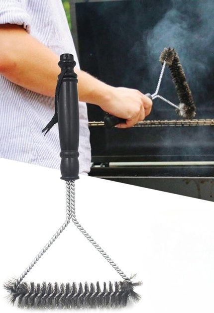 Barbekü Mangal Izgara Teli Temizlik Fırçası