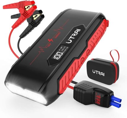Jstar 3 20000mAh 1600A Jump Starter LCD Ekranlı Taşınabilir Akü Takviye Cihazı ( Çanta + Powerbank + Led Lamba)