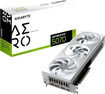 VGA NVIDIA 12GB GDDR7 RTX5070 AERO OC GV-N5070AERO OC-12GD
