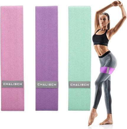 Aerobik Crosstraining Fitness Squat Egzersiz Yoga Pilates Direnç Bandı Yeşil Pembe Mor Hafif Orta Çok Sert 3’lü Set