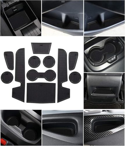 Corolla 2024 Toyota Corolla E210 2019-2023 2024 ile uyumlu, araç orta konsolu, kapı oluğu, kaymaz paspaslar, torpido gözü için, içecek tutucu, su bardağı, saklama kutusu, kauçuk paspas