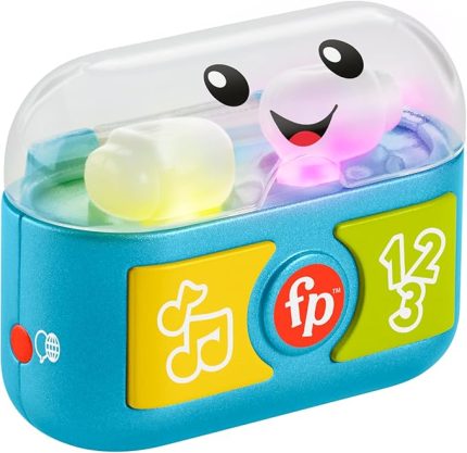 Eğlen ve Öğren Eğlenceli Kulaklıklar Fisher-Price Eğlen ve Öğren Eğlenceli Kulaklıklar, birden fazla dil desteği bulunan müzikli, eğitici oyuncak HWY47