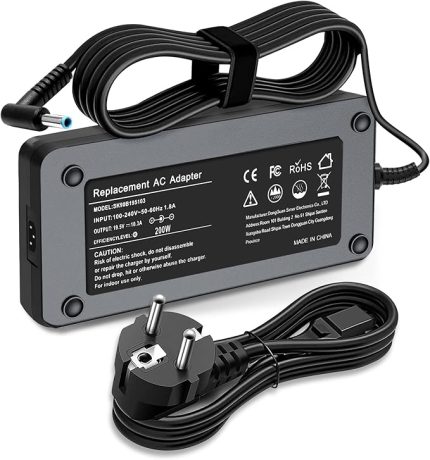 19.5 V 10.3A AC Adaptör Şarj HP OMEN 15 15t 17 17 t 15-dh, HP Zbook 15 17 G3 G4 G5 G5 Zbook Fury 15 17, Zbook Studio G3 G4 G5 G7 Pavilion G7 Oyun 15-C x 15-dk 17-cd Tpn-Ca03 Envy 15-ep