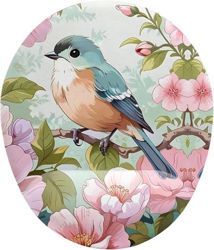 ve Çiçek Desenli Mouse Pad