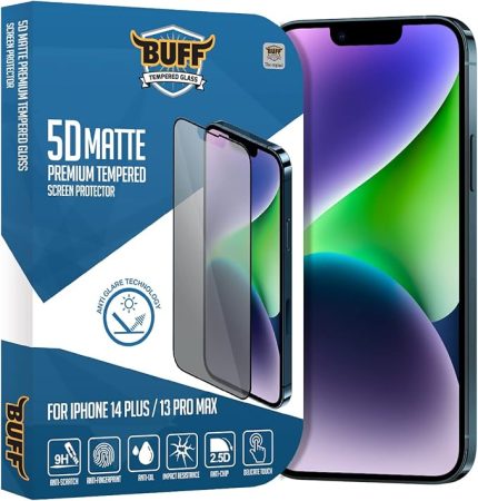 iPhone 14 Plus / 13 Pro Max 5D Mat Ekran Koruyucu, 868354822283