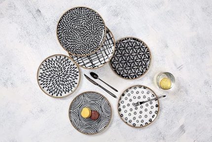 Fractal 6 Parça 6 Kişilik Pasta Takımı