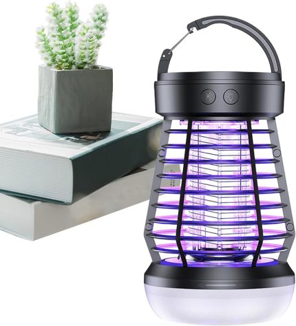 Savar Dış Mekan - USB Şarj Edilebilir Açık Hava Sinek Yakalayıcı | Uzun Pil Ömrü Taşınabilir Dış Mekan Aydınlatma, Sessiz Ev Küçük Aletleri Yatak Odası Oturma Odası İçin