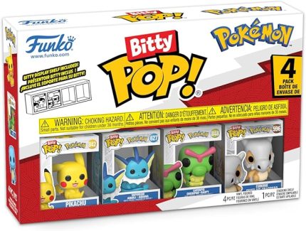 Bitty POP: Pokemon- Pikachu 4'lü Paket, Oyuncak Figür