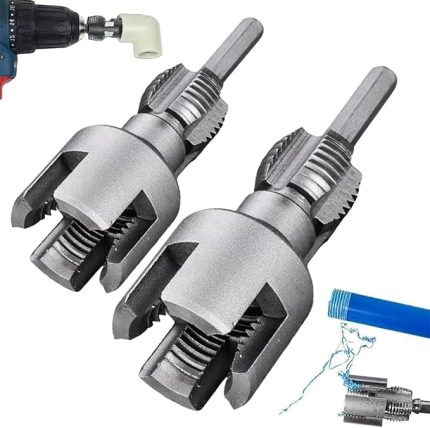 Adet Boru Diş Açma Aleti, Entegre İç ve Dış Boru Diş Açma Aleti, 1/2" (Dn15) 3/4" (Dn20) Tesisat Onarımları İçin Alet (1/2in)