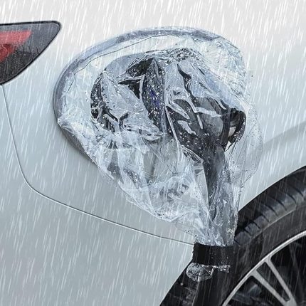 Elektrikli Araç Şarj Soketi Yağmur Koruma Brandası, EV Şarj Soket Koruyucu 45-40cm