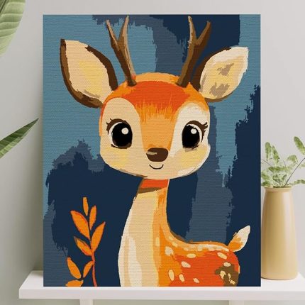 Boyama Tuval Seti Fırça Boya Dahil (Çıtalı) 40x50 CM - Ceylan