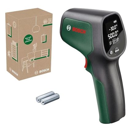 Home & Garden UniversalTemp Sıcaklık Ölçer (-30°C ile +500°C arası ölçüm aralığı, Hassas Sonuçlar için 3 Farklı Ölçüm Modu, Geri Dönüştürülmüş Karton Kutu)