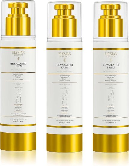 Essence Cilt Beyazlatıcı | Kararma Giderici Krem 3'lü Set - Genital Bölge, Koltuk Altı, Bikini Bölgesi, Dirsek ve Vücut 100 ml