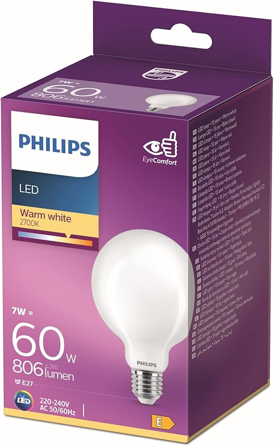 LED classic 60W G93 E27 Sarı Işık Dim Edilmez LED Ampul