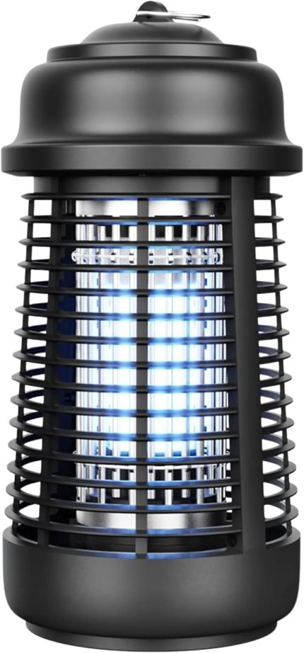 Sinek Öldürücü - 20W Ultra Güçlü Sinek, Haşere ve Böcek Öldürücü, 80 m² Geniş Etki Alanı, Sessiz Kullanım, UV Yüksek Voltajlı Sinek Öldürücü Lamba, Elektrikli Asılabilir Sivrisinek Kovucu