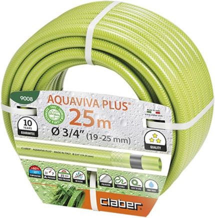9008 Aquaviva Plus Bahçe Hortumu, (3/4 inç) 25 Metre