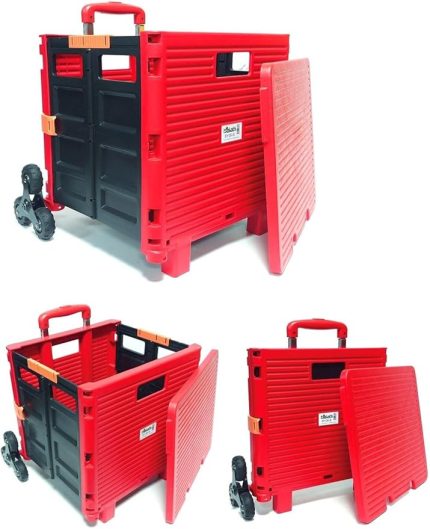 Style Katlanabilir Taşıma Pazar Arabası Merdiven Çıkabilen Taşıma Arabası