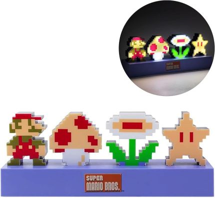Pladone Süper Mario Bros Simgeleri Işık