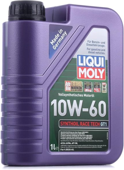 Moly Synthoil Race Tech GT1 10W-60 1 Litre Otomotiv Bakım Ürünü