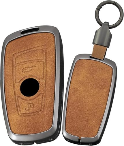 Deri anahtar kılıfı Cover BMW 3 4 5 6 7 serisi X1 X2 X3 X4 X5 1 serisi 3 serisi 4 5 serisi 6 serisi 7 serisi F01 F02 F03 anahtar kutusu koruyucu kılıf anahtar kılıfı araba anahtarı kılıfı