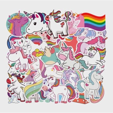 Major Selection Unicorn Sticker Seti 50 Sticker