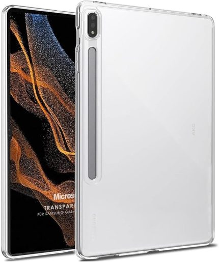 Samsung Galaxy Tab S10 Ultra X920 Kılıf Transparent Soft Şeffaf [Galaxy Tab S10 Ultra X920 ile Uyumlu Kılıf - Şeffaf]