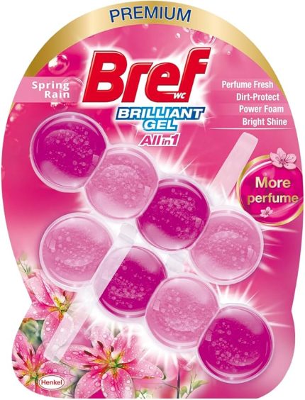 WC Brilliant Tuvalet Temizleme Jel Çiçek Kokulu 2'li 2 x 42 g , Jel Çiçek 2