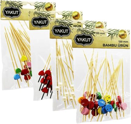 LÜ BAMBU KOKTEYL KÜRDAN 12CM