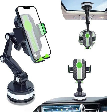 Araç Telefonu Tutacağı, Vantuz, Telefon Standı, Güçlü Telefon Tutacağı, Araç Montajı, Kamyon için Evrensel Araç Telefonu Tutacağı, Gösterge Panosuna Monte Edilebilir, iPhone 14 13 12 Pro Max