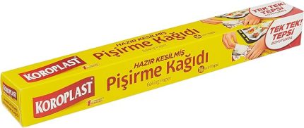 Hazır Kesilmiş Pişirme Kağıdı 16 adet 42x37 cm, Helal Sertifikalı BPA İçermez, Fırında Tavuk, Et, Tatlı, Börek Pişirmek için Yüksek Isıya Dayanıklı Hazır Fırın Pişirme Kağıdı Yapışmaz Yanmaz