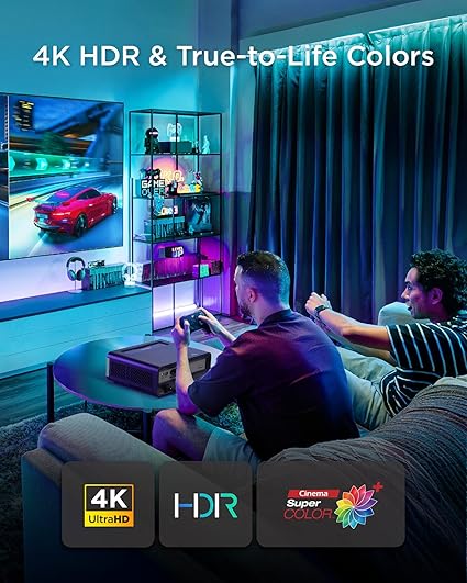 X2-4KPRO XBOX LISANSLI 4K HDR COZUNURLUKLU KISA MESAFE AKILLI LED PROJEKSIYON - Görsel 5