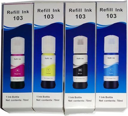 Epson ile Uyumlu EcoTank L3251 Mürekkep Muadil Set 4 Renk Takım