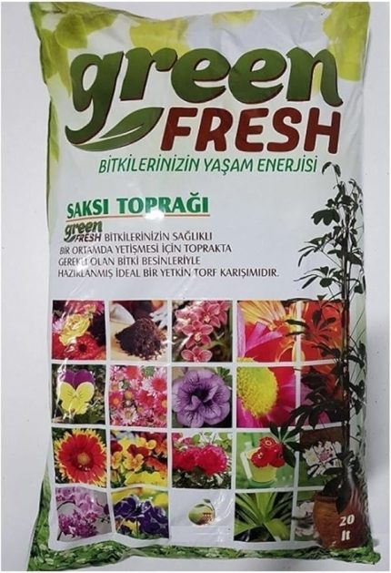 Toprağı 20 Lt Yerli Torf Saksı Toprağı Bitki Toprağı Torf Perlit Karışımlı Torf Bahçe Toprağı