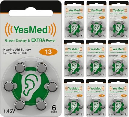 Extra Power 13 Numara İşitme Cihazı Pili (10 Paket x 6 Adet = 60 Adet Pil)