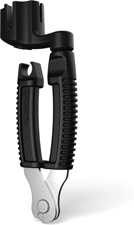 Waves D'Addario Accessories Pro-Winder - Gitar Teli Sargısı, Kesici, Köprü Pimi Çekici, Üstün Ergonomik Hepsi Bir Arada Alet, Germe İçin, Siyah | Pro-Winder aletleri hızlı ve verimli teller için tel kranklarını, kesme ve bakım fonksiyonlarını birleştirir.