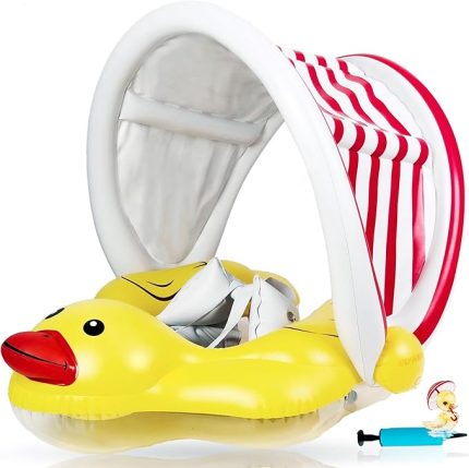 Benzersiz Bebek Yüzme Eğitmeni, Çıkarılabilir Güneş Kanopili