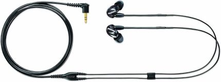 SE215 Profesyonel Ses Yalıtımlı Kulak İçi Kulaklık, Kablolu, 37 dB Ses, Bass, Siyah