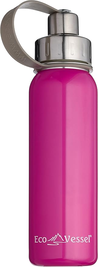 Vessel Paslanmaz Çelik Vidalı Başlık Termos, 0.75 lt, Pembe
