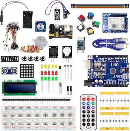 Robotik Arduino IDE ile Uyumlu UNO R3 Full Başlangıç Seti 165 Parça (E-Kitap Hediyeli)