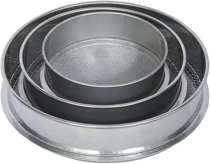 3 adet/takım Kompost Eleği Bahçe Bilmecesi Paslanmaz Çelik Toprak Eleği Seti 3 Adet Bahçe Eleği 15cm 20cm 25cm Paslanmaz Çelik