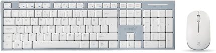 KM-6063 Beyaz/Gri Kablosuz Q Multimedia Klavye + Mouse Set
