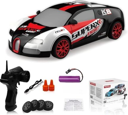 Uzaktan Kumandalı 15 Km/h Hız Yapan 4X4 Drift Arabası Tekerlekleri Değiştirilebilir Parkur Arabası Ekstra Ekipmanlarla