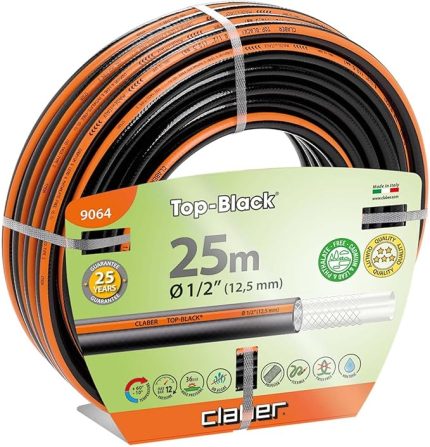 9064 Top Black Sulama Hortumu, 25 M, ½”