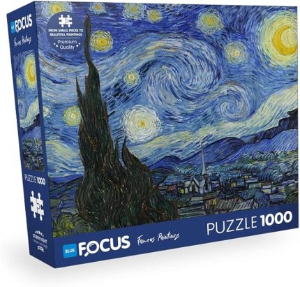 Focus 1000 Parça Puzzle - STARRY NIGHT (YILDIZLI GECE)