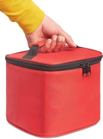 Çantası Termal Çanta Soğuk ve Sıcak Tutucu Termal Termos Kamp Çanta Soğuk İçecek Çantası Kamp Termos Çantası 8 Litre (Kırmızı)