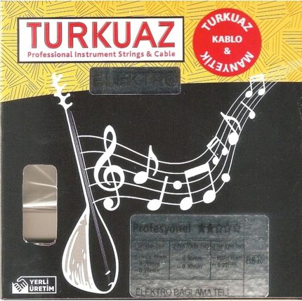 Elektro Bağlama Teli 020 Takım Siyah Çelik Tel
